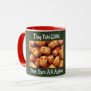 MUG DOIGTS MINUSCULES AVEC LEURS YEUX TOUT EMBRASÉS