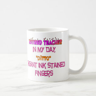 Mug Doigts souillés "par encre" de professeur retirés