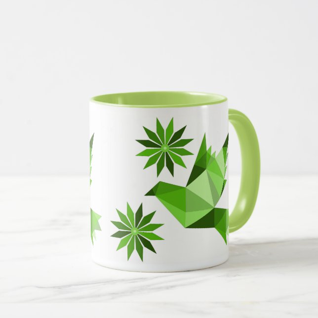 MUG D'OISEAU CRÉATIF POUR LE PRÉSENT (Devant droit)