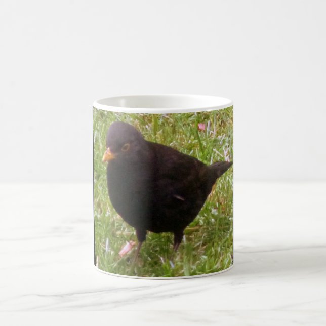 Mug d'oiseau-noir convivial (Centre)