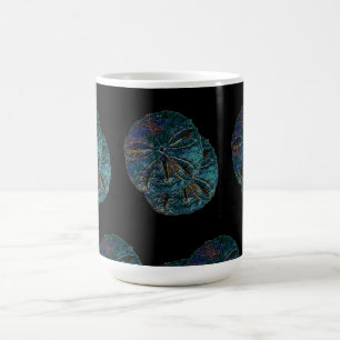 Mug Dollar de sable Abstrait Artsy bleu noir cadeau Fa