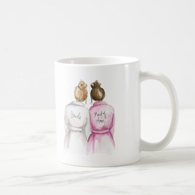 Mug Domestique d'honneur ? Domestique blonde foncée de (Droite)