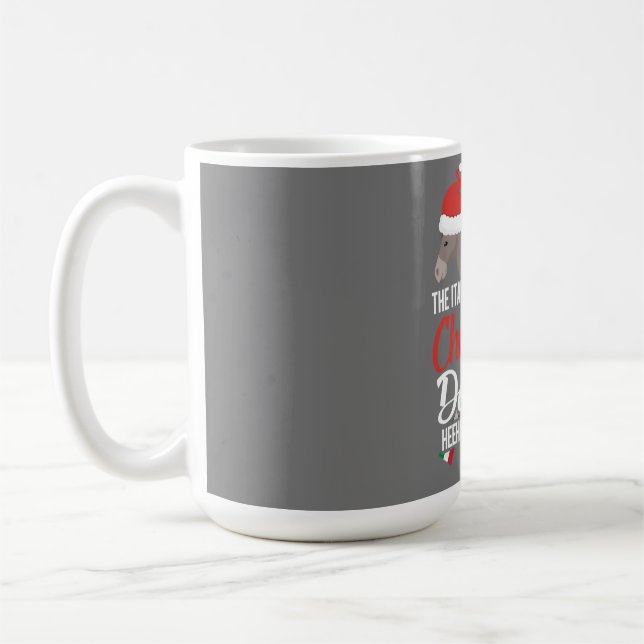 Mug Dominick L'âne de Noël Italie Noël Do (Gauche)