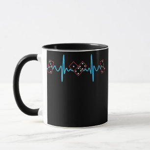 Mug Domino Heartbeat Dominoes Master Game Players 