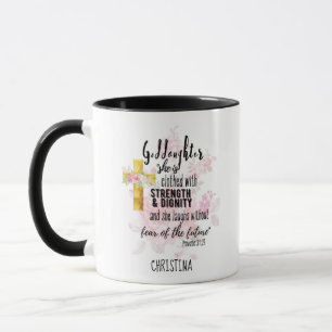 Mug Don Adolescent Godgirl Proverbe personnalisé