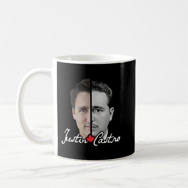 Mug Don d'ailes Justin Politiciens Trudeau Cadeaux Mei (Gauche)