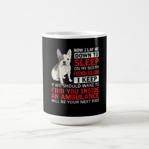 Mug Don de chien Je Dors Sur Mon Lit Mon Chien À Bal