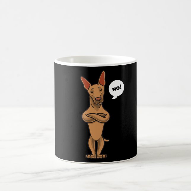 Mug Don de chien Podenco têtu (Centre)