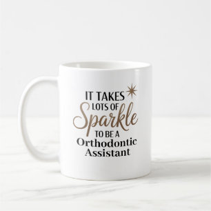 Mug Don de devis Sparkle pour l'assistant orthodontiqu