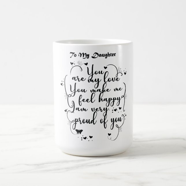 Mug Don de fille - À ma fille (Centre)