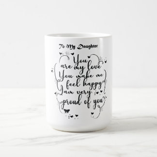 Mug Don de fille - À ma fille