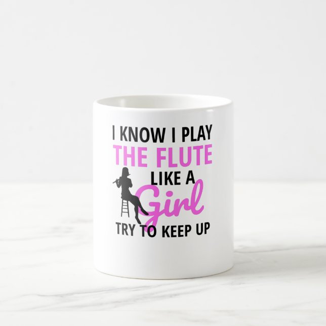 Mug Don De Joueuses De Flûte Pour Femmes| Flute Flutis (Centre)