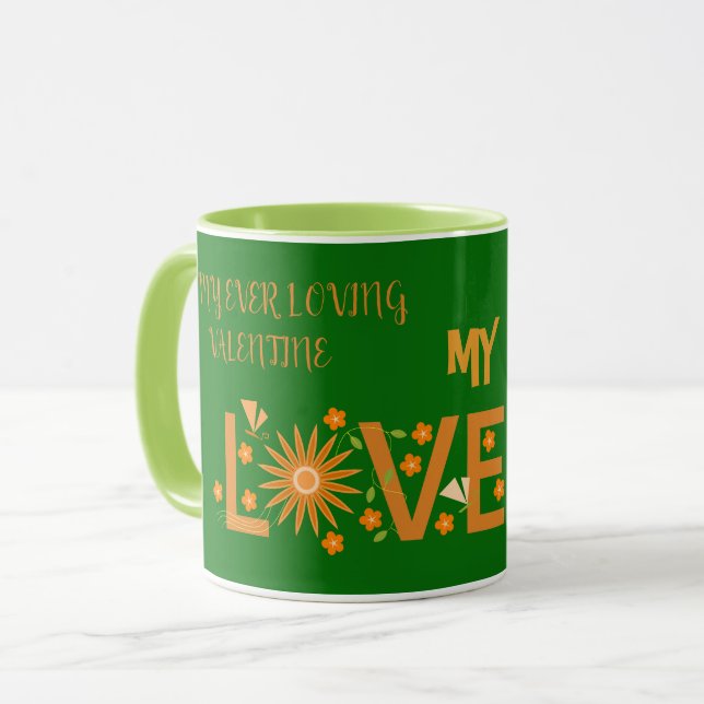 MUG DON DE LA JOURNÉE DE VALENTINE POUR PETITE AMIE, F (Devant gauche)