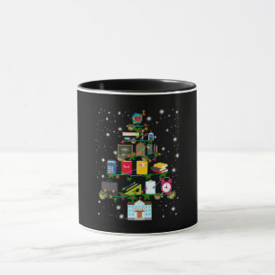 Mug Don de l'enseignant   Arbre de Noël en rapport ave