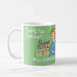 Mug Don de l'enseignant. Merci à une enseignante