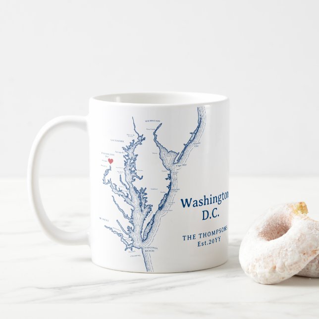 Mug Don de Washington DC (Avec donut)