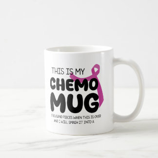 Mug Don d'encouragement au cancer, voici mon Chemo