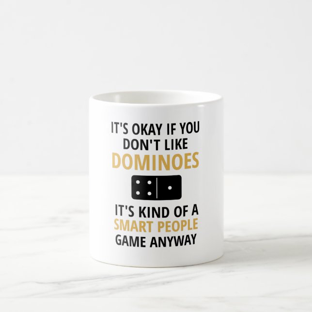 Mug Don Dominoes| Dominos Lecteur Dominos Amoureux (Centre)