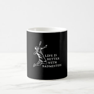 Mug Don du joueur de badminton