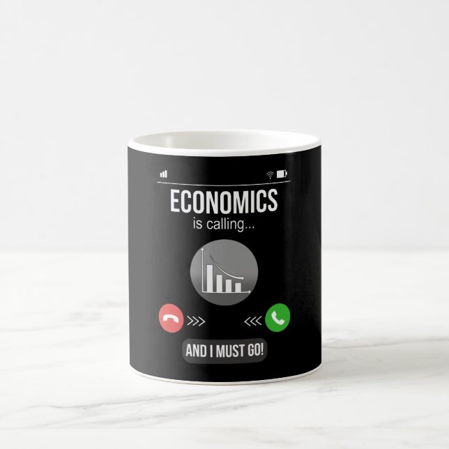 Mug Don d'un professeur d'économie drôle d'économiste (Centre)