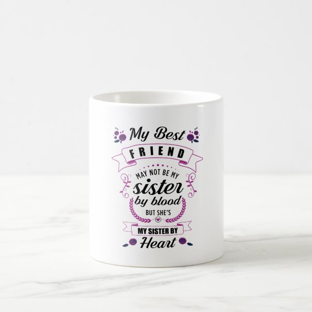 Mug don pour bestifier ma soeur âme, ma soeur par coeu (Centre)