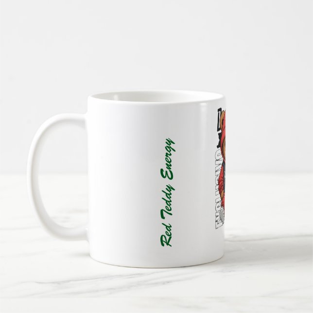 Mug Don Vitone – Red Teddy King Vitotone Bear – Red El (Gauche)