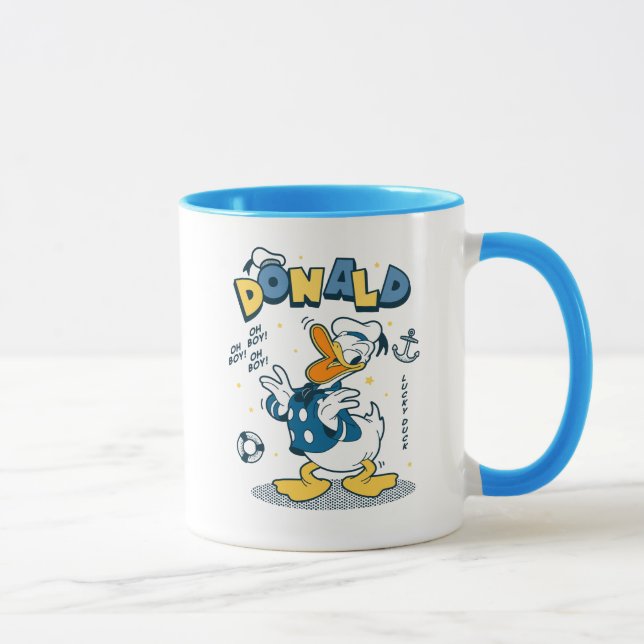 Mug Donald Duck | Oh mon garçon ! Oh mon Dieu ! Lucky  (Droite)