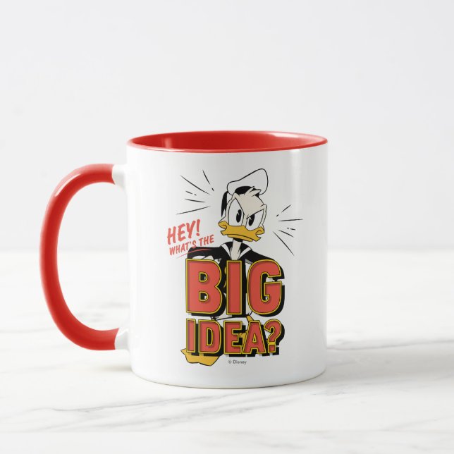 Mug Donald Duck | Quelle est la grande idée ? (Gauche)
