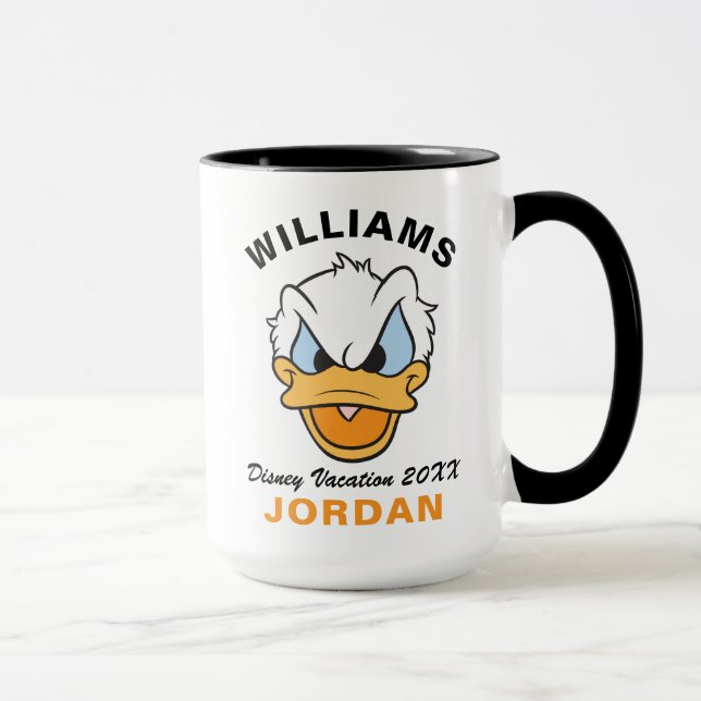 Mug Donald Duck | Vacances en famille (Droite)