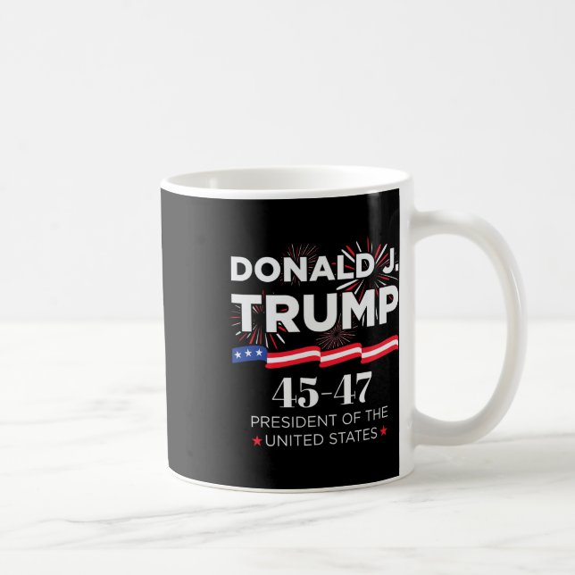 Mug Donald J. Trump 45 47 Jour de l'investiture du pré (Droite)