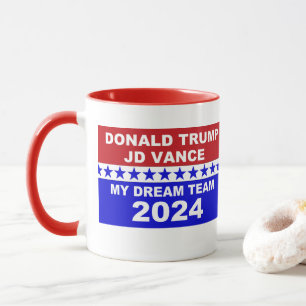 Mug Donald Trump JD Vance My Dream Team 2024