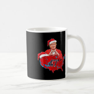 Mug Donald Trump Noël Rouge États-Unis Couverture Trum