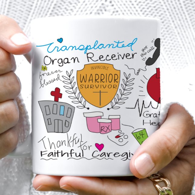 Mug Donateur d'organe de transplantation lunaire (Créateur téléchargé)