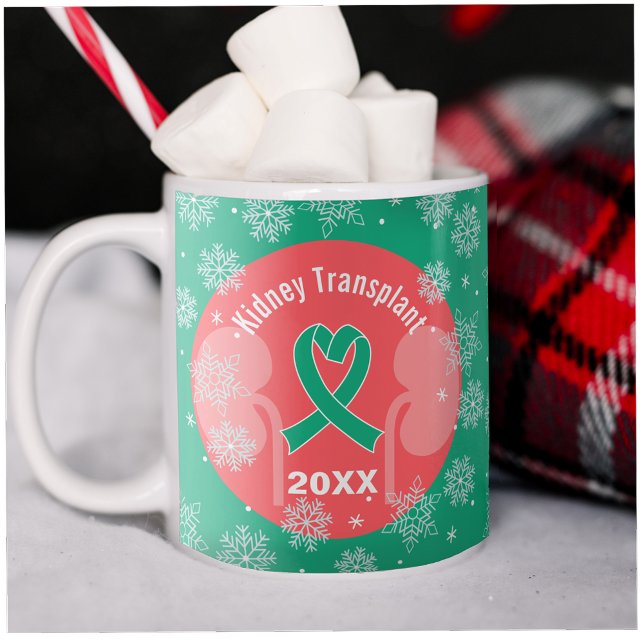 Mug Donateur et récipiendaire de vacances pour la tran (Créateur téléchargé)