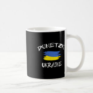 Mug Donetsk Ukraine Souvenir Drapeau du pays ukrainien