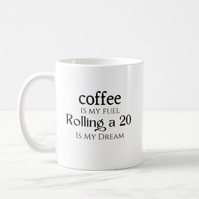 Mug donjons et dragon café donjon maître D&D nerd (Gauche)