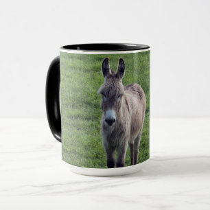Mug Donkey Brown Tan Animal Photo