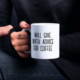 Mug donnera des conseils mathématiques pour le café