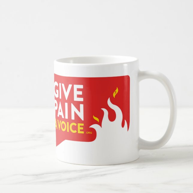 Mug Donnez à douleur une voix (Droite)