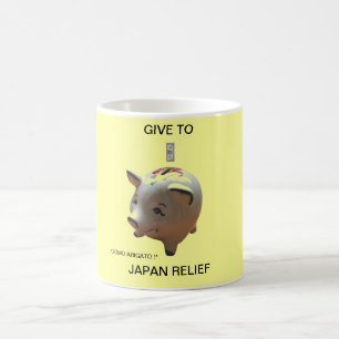 MUG DONNEZ AU JAPON SOULAGEMENT "DOMO ARIGATO !"