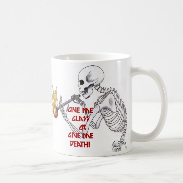 Mug Donnez-moi le verre, ou donnez-moi la mort (Droite)