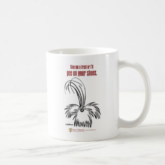 Mug Donnez-moi un festin ou je ferai pipi sur vos