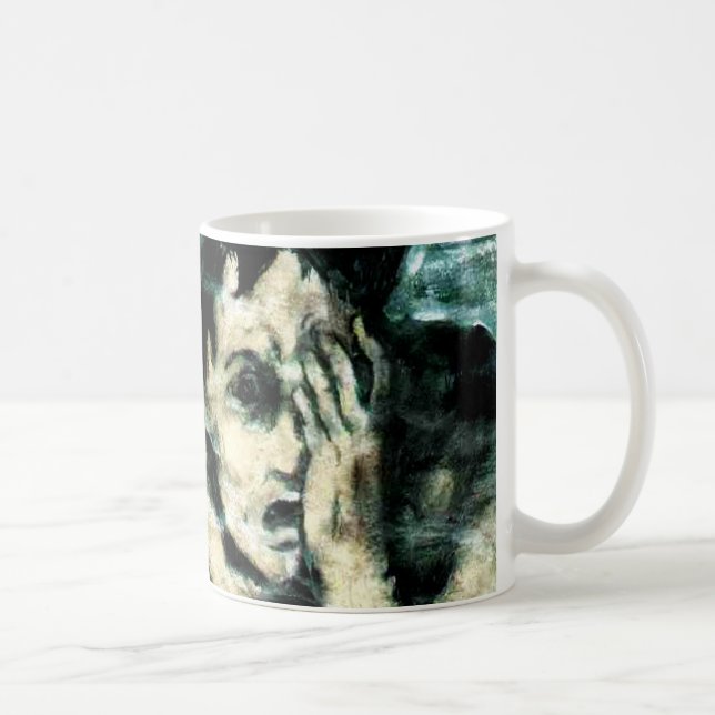Mug Donnez un coup de pied dedans l'oeil (la tasse) (Droite)