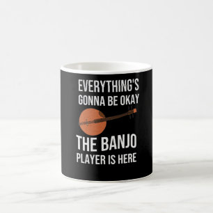 Mug Dons de Funny Banjo Player  Louvain de bluegrass