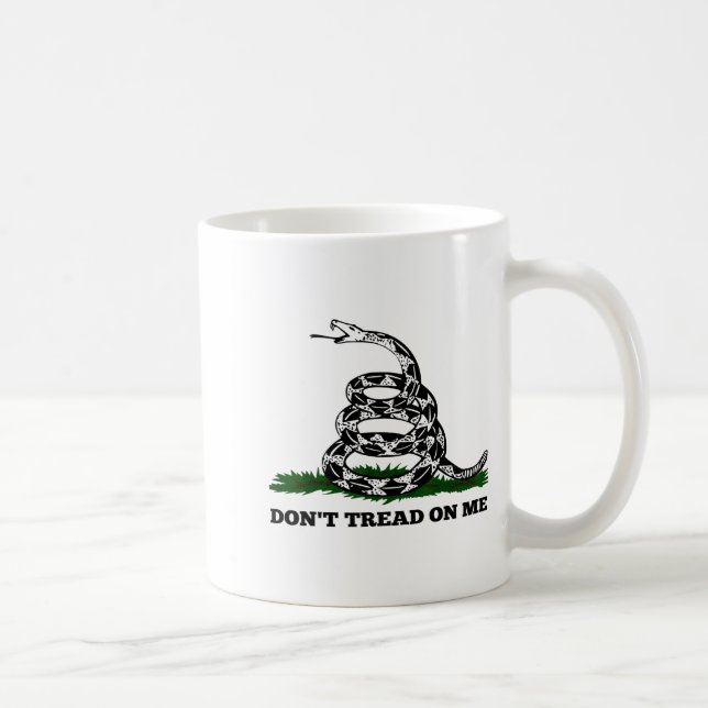 Mug Don't Tread On Me 2nd Amendment Patriotic New Nove (Droite)