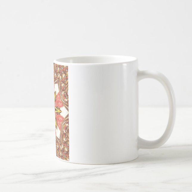 Mug Doodle Floral Art Imprimer (Droite)