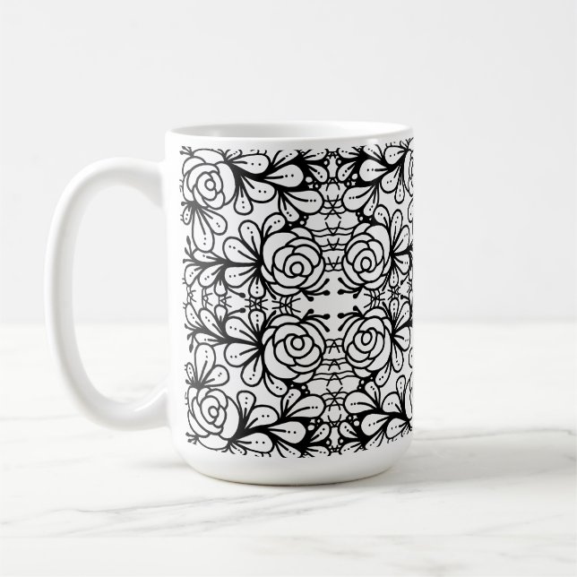 Mug Doodleroses (Gauche)