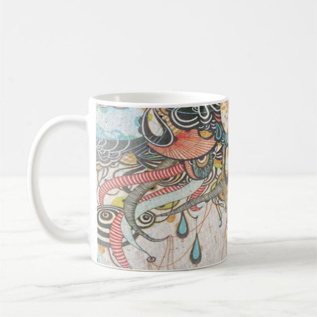 Mug Doodling on the Language of Light (Gauche)