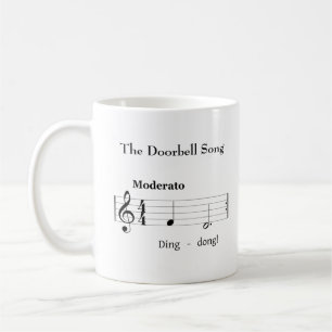 Mug Doorbell Song Chanson Score de musique humoristiqu