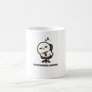 Mug Dormeuse professionnelle - Personnage de bureau mi